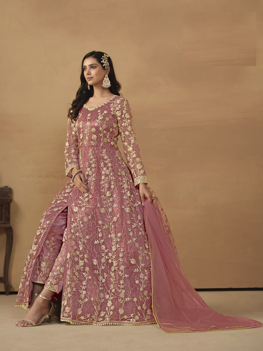 Wedding Heavy Bridal Pakistani Indian Designer Party Wear Dress Anarkali Gown