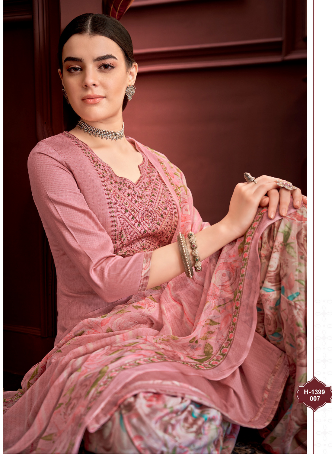 Elegant Ethnic Women's Wear Plazzo Dresses Indian Pakistani Salwar Kameez Suits