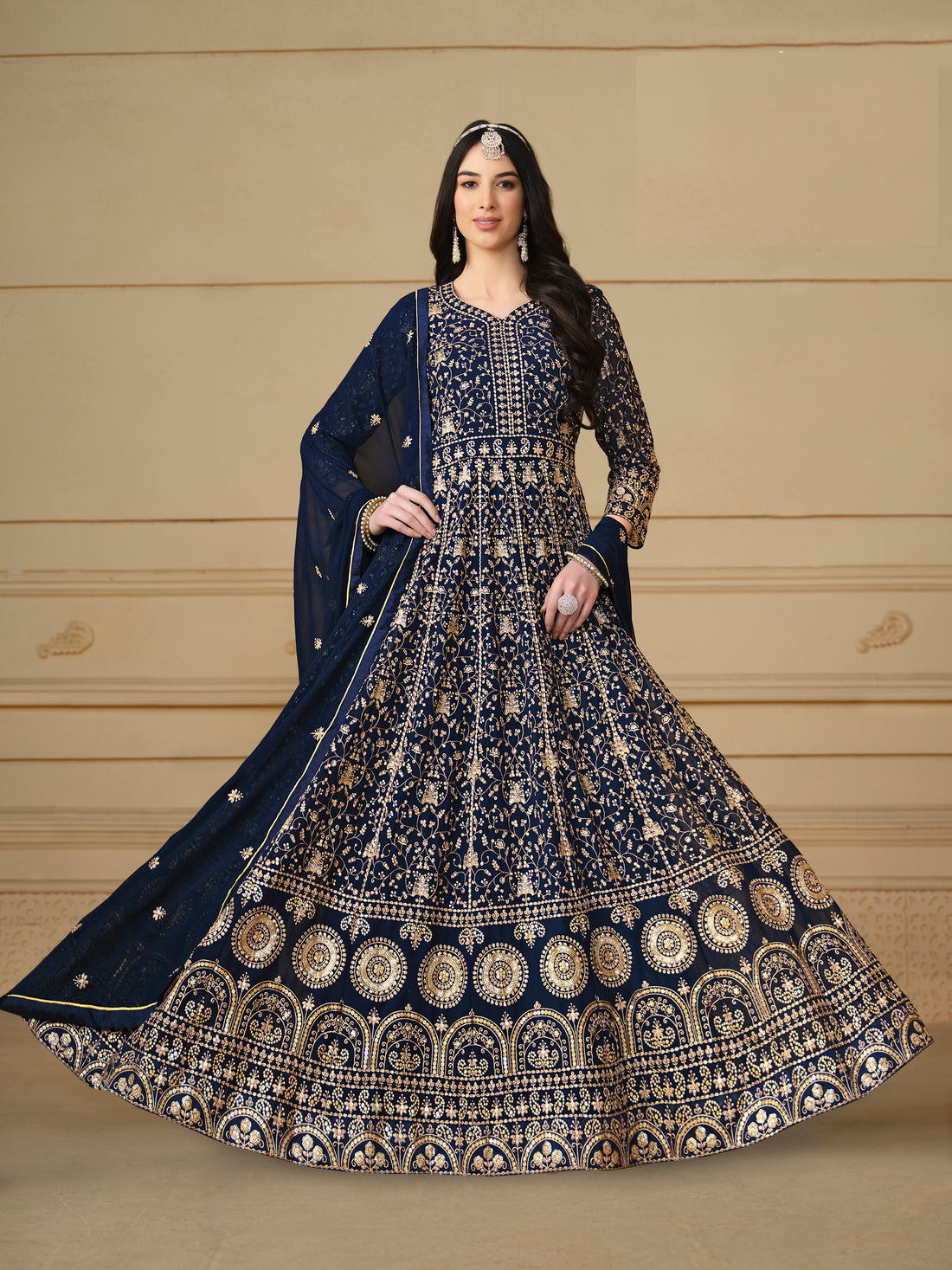 Pakistani Dress Indian Bollywood Designer Kameez Party Long Gown Anarkali Salwar