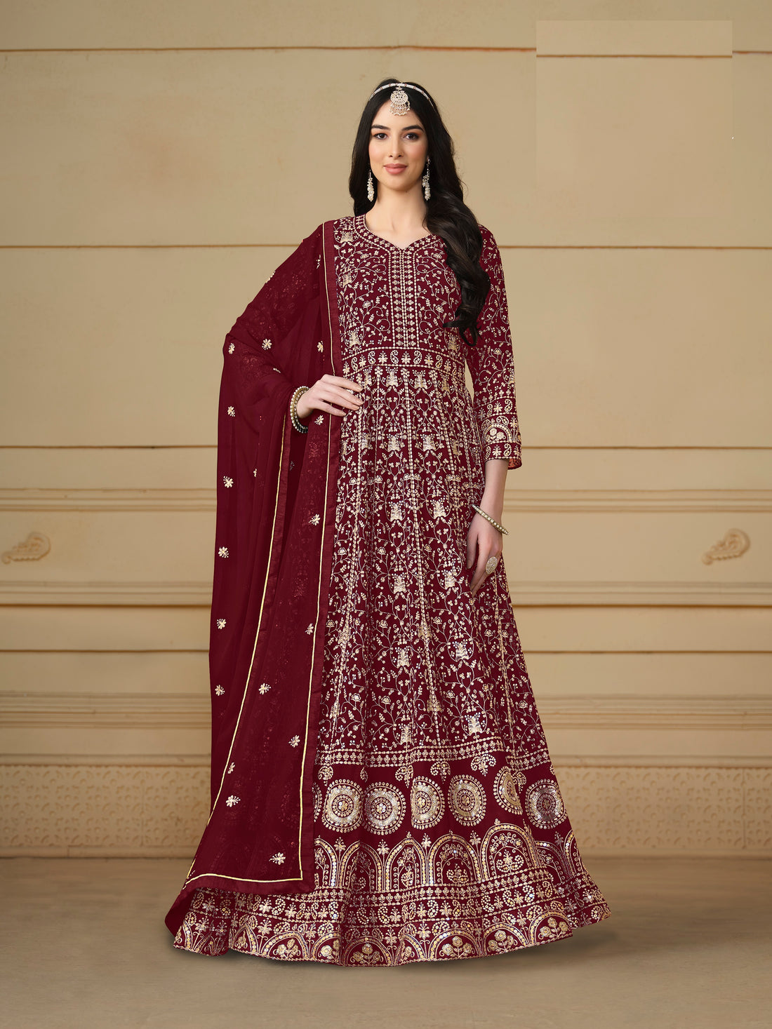 Pakistani Dress Indian Bollywood Designer Kameez Party Long Gown Anarkali Salwar