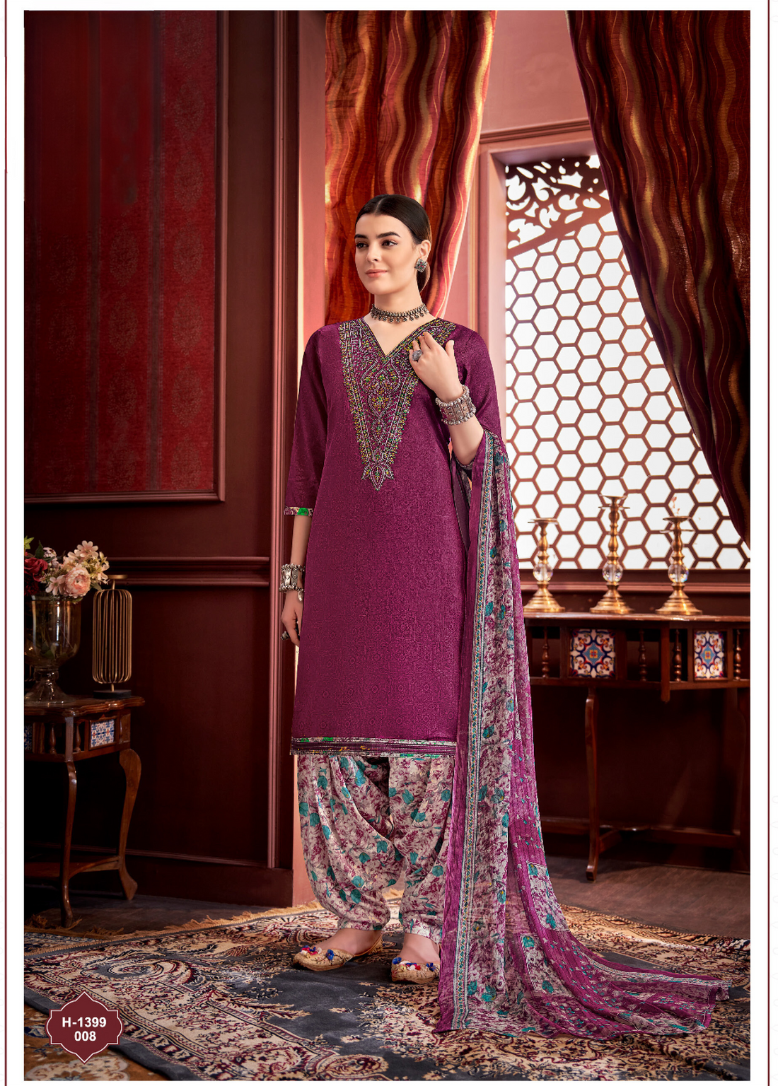Elegant Ethnic Women's Wear Plazzo Dresses Indian Pakistani Salwar Kameez Suits