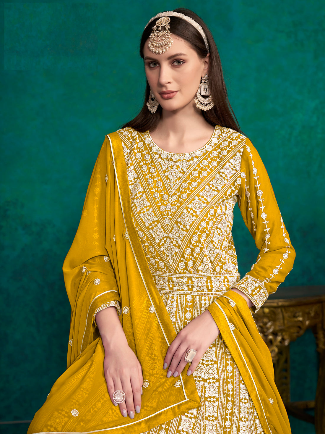 Designer Wedding Party Wear Salwar Kameez Stitch Ready Made Gown Pakistani Suits