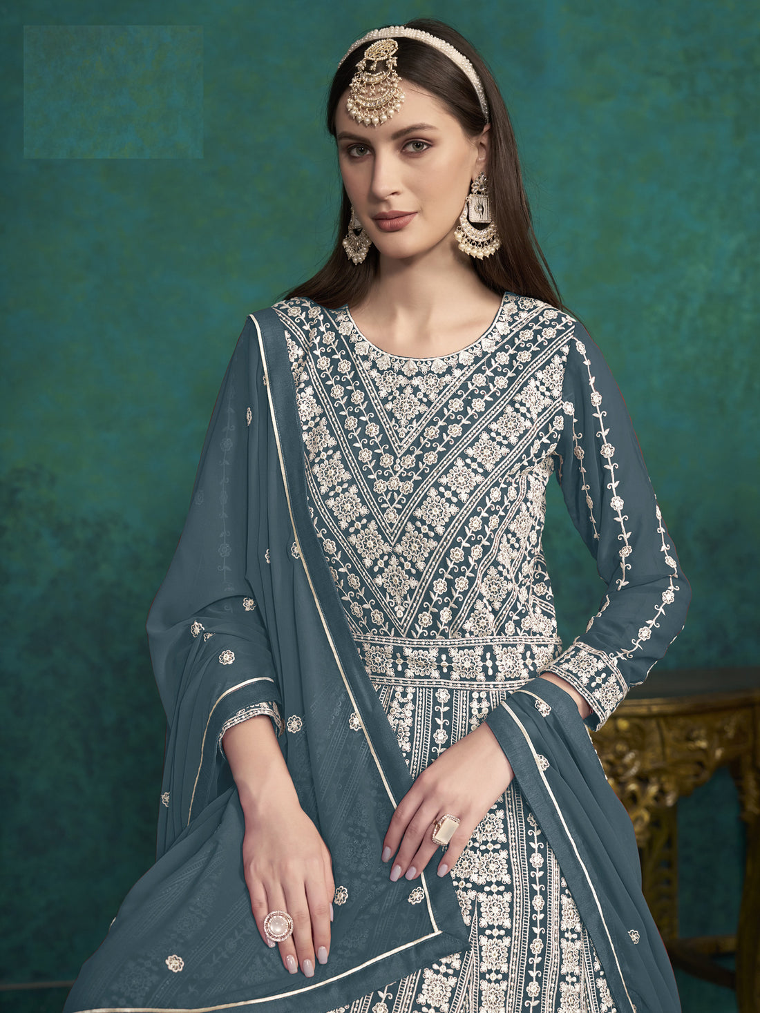 Designer Wedding Party Wear Salwar Kameez Stitch Ready Made Gown Pakistani Suits