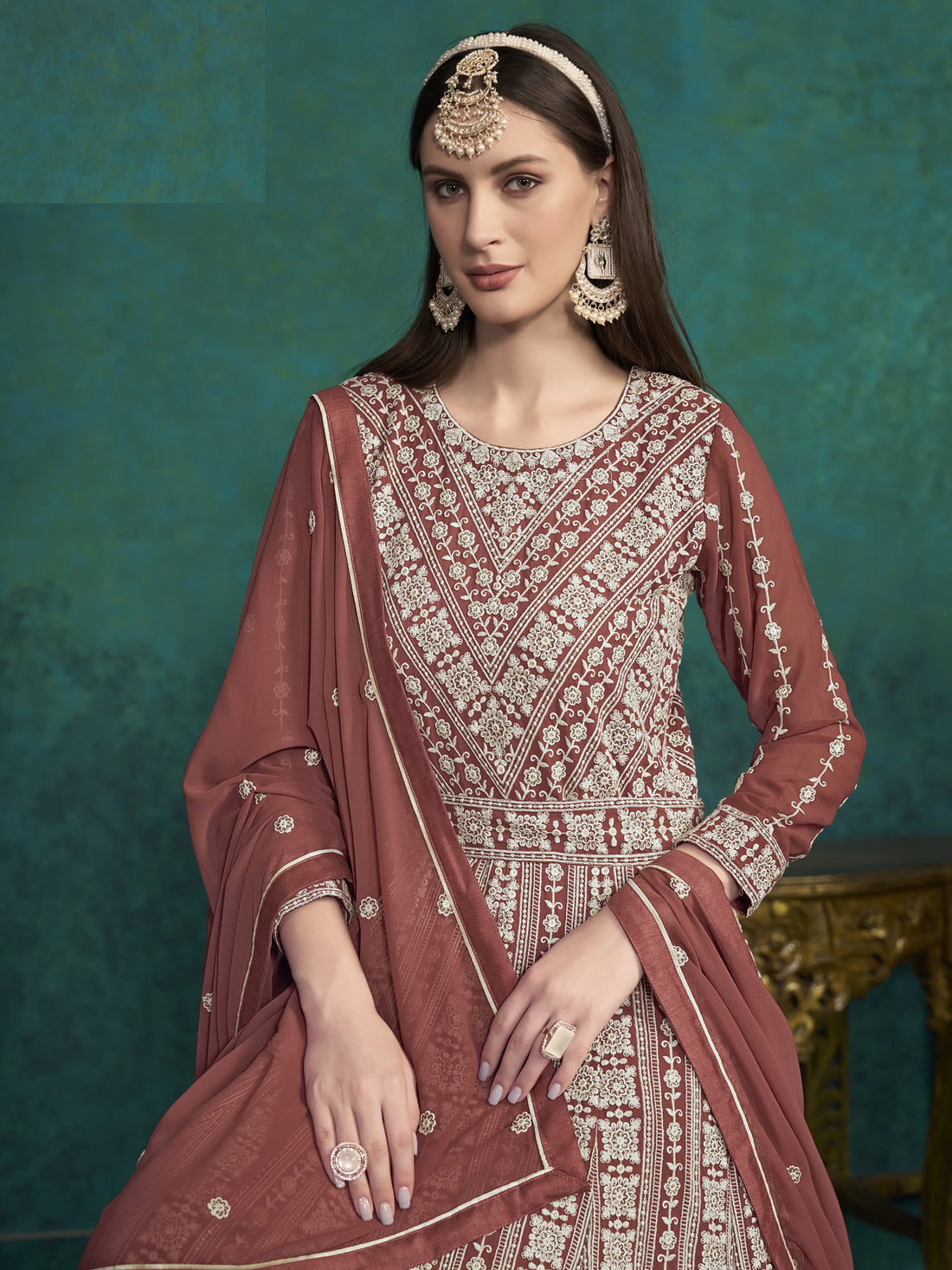 Designer Wedding Party Wear Salwar Kameez Stitch Ready Made Gown Pakistani Suits