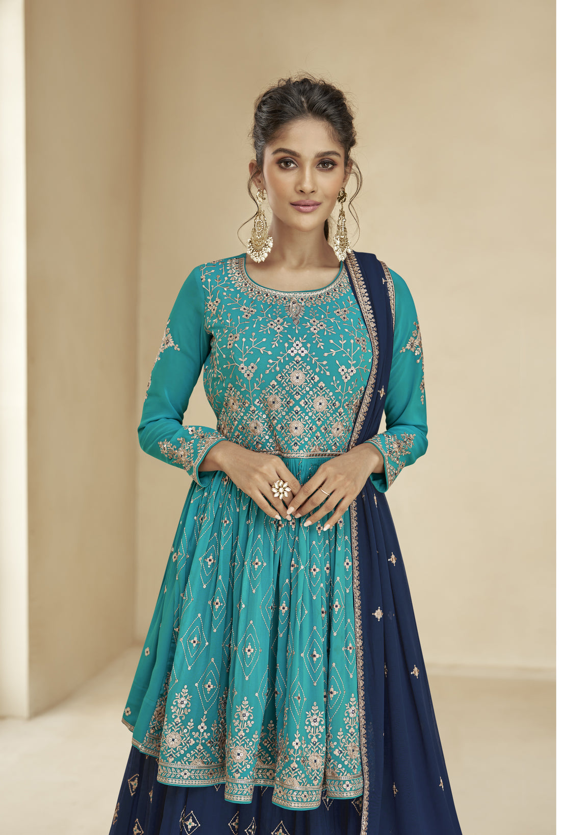 Pakistani Women's Wear Stylish Salwar Kameez Suits Indian Ethnic Wear Pant Dress