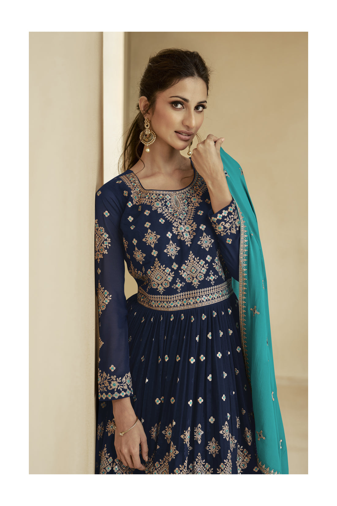 Pakistani Women's Wear Stylish Salwar Kameez Suits Indian Ethnic Wear Pant Dress