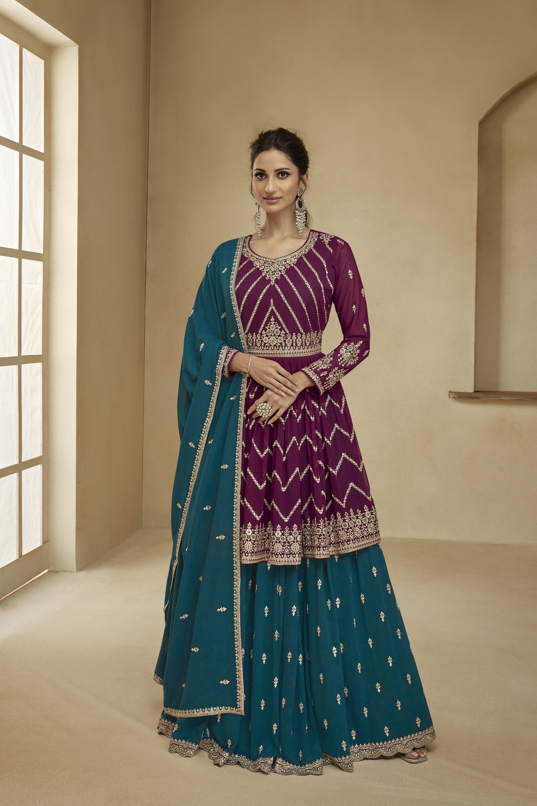 Pakistani Women's Wear Stylish Salwar Kameez Suits Indian Ethnic Wear Pant Dress