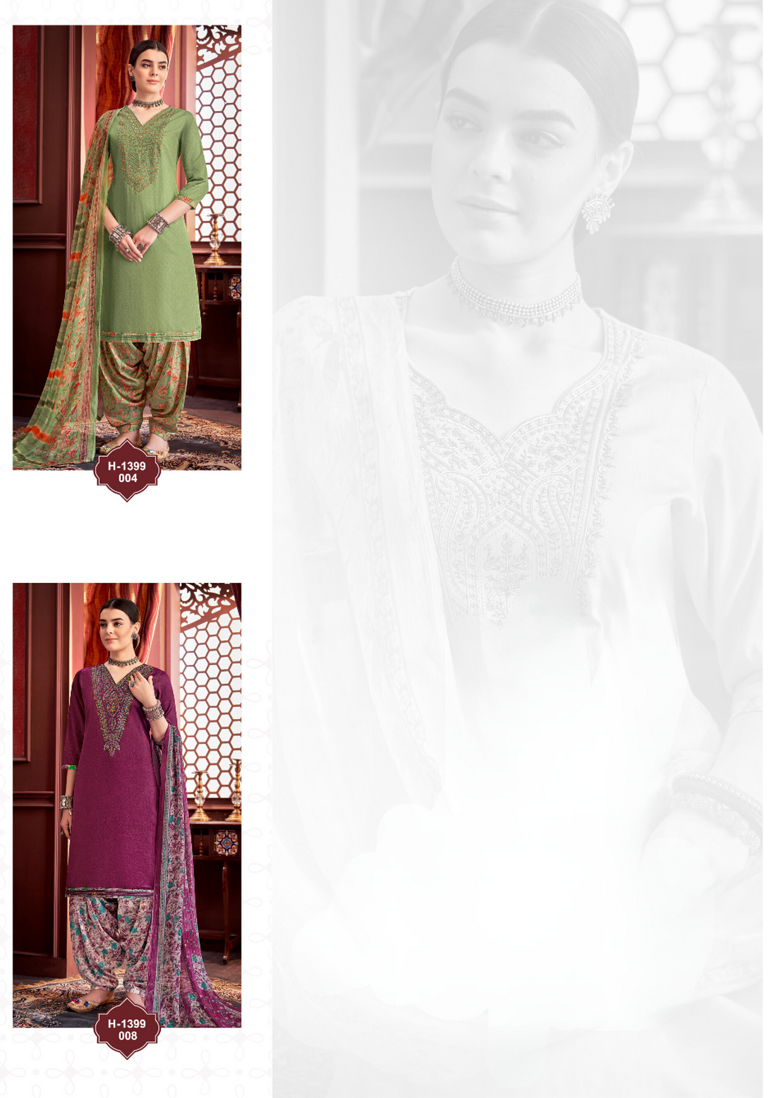 Elegant Ethnic Women's Wear Plazzo Dresses Indian Pakistani Salwar Kameez Suits