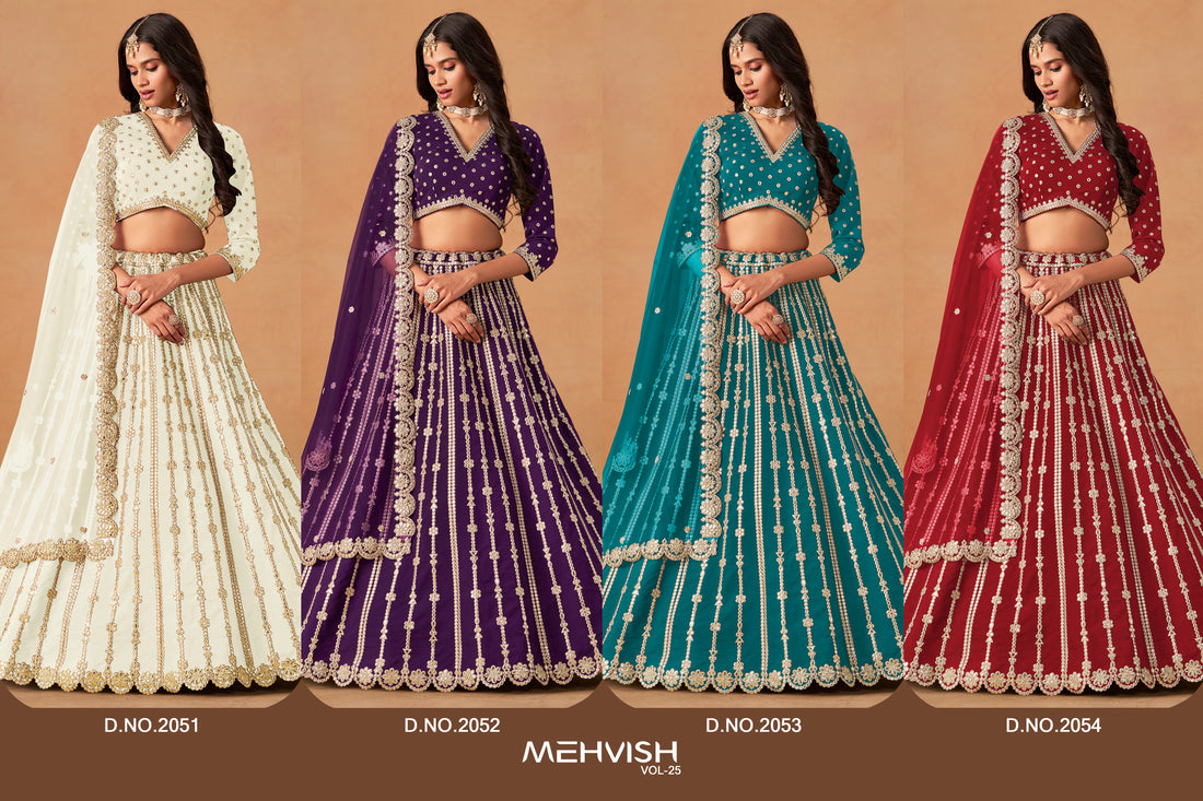 Ethnic Art Silk Lehenga Choli Bridal Party Pakistani Style Bollywood Festive Wear Outfit