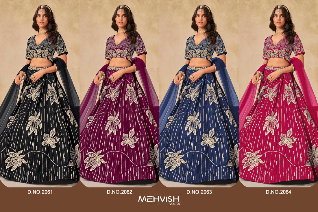 Stylish Pakistani Style Bollywood Festive Wear Art Silk Lehenga Choli  Designer Embroidered Ethnic Dress