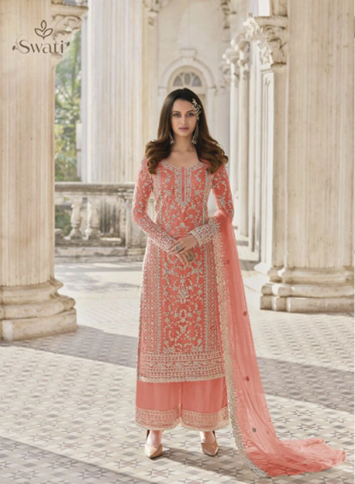 New Designer Salwar Suit Bollywood Anarkali Palazzo Salwar Kameez Suit Dress