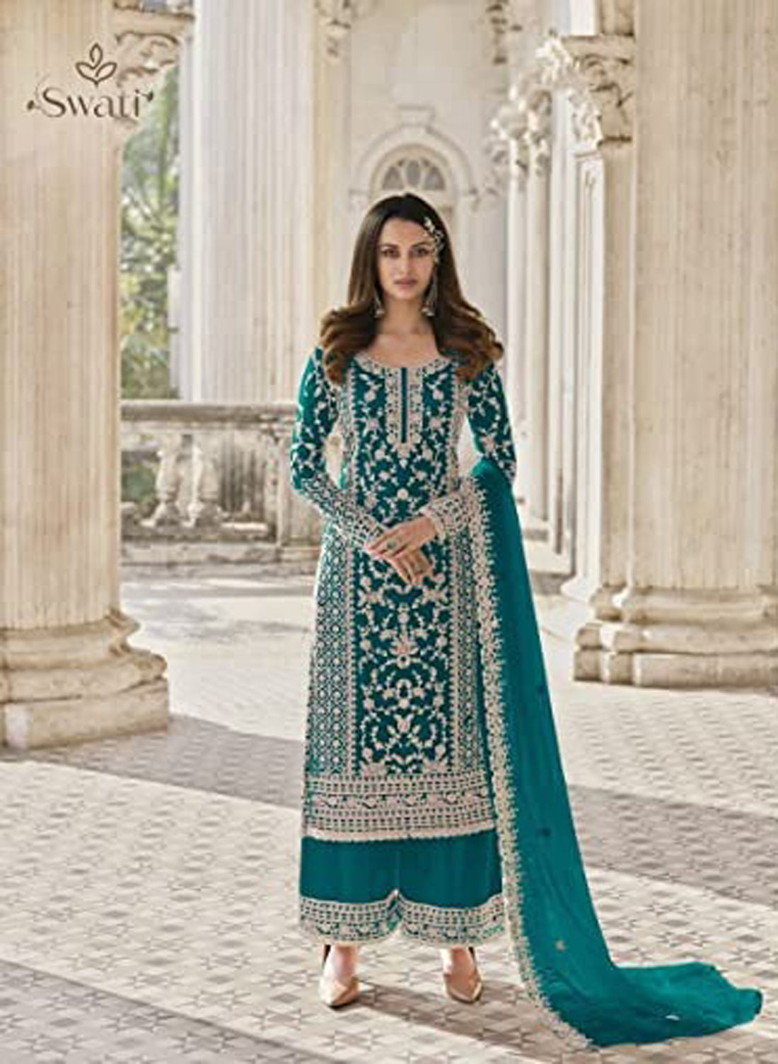 New Designer Salwar Suit Bollywood Anarkali Palazzo Salwar Kameez Suit Dress